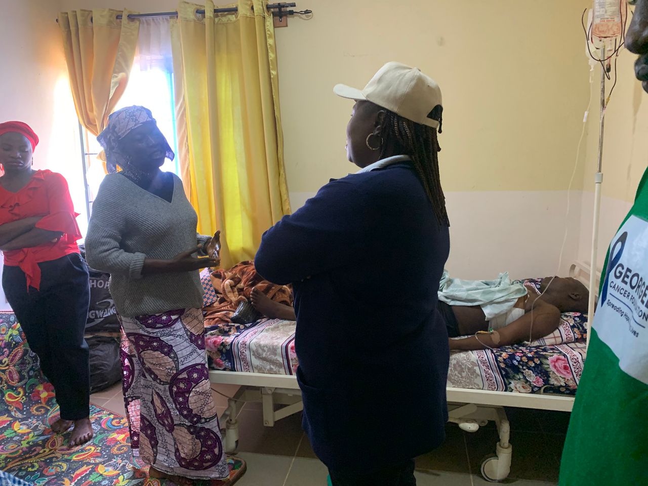 Visiting a cancer warrior
